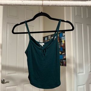Cropped Stretchy Tank Top